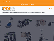 Tablet Screenshot of pdirentals.com